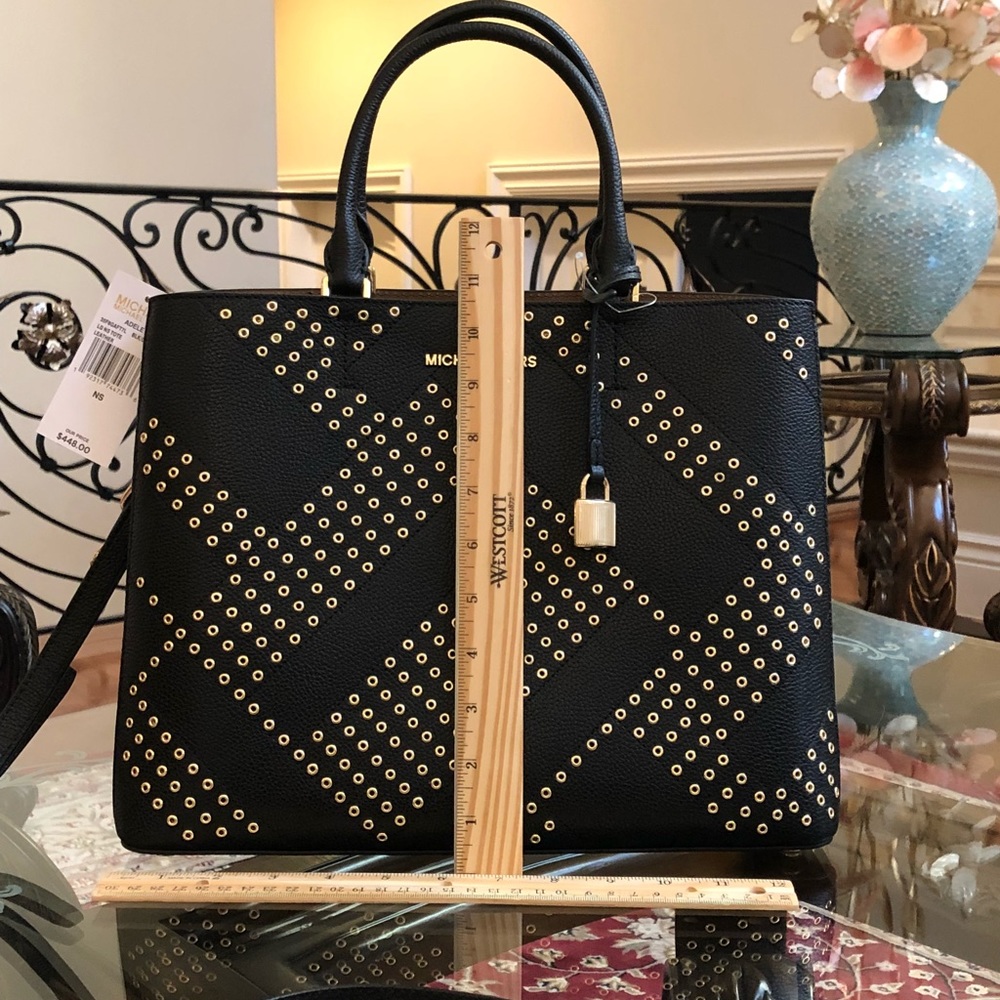 Michael Kors Studded Adele handbag &wallet set - Picture 5 of 8